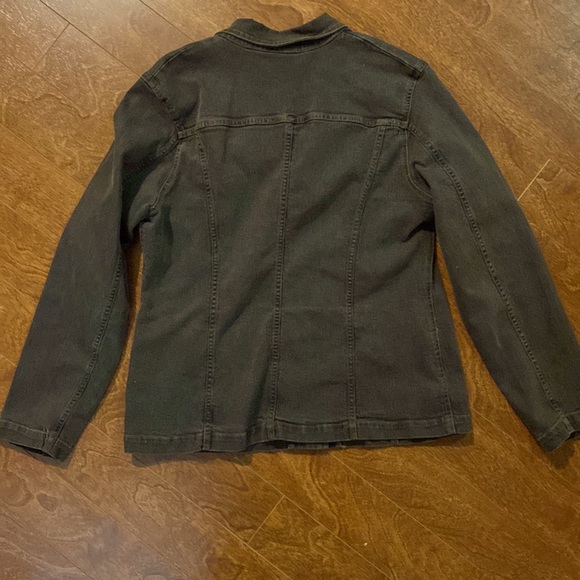 Brown denim stretch jacket - Picture 4 of 6